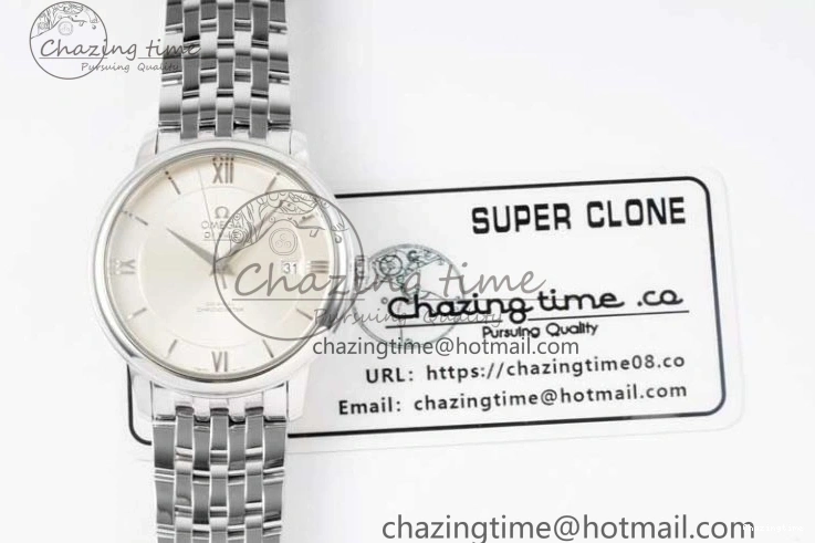 0506 Bright De Ville SS DIWF 1:1 Best Edition Silver Dial SS Markers on SS Bracelet MIYOTA 7848